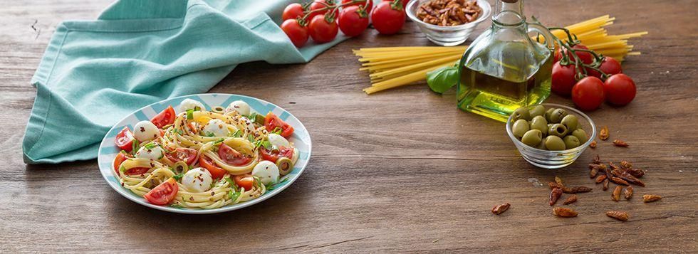 Spaghetti estivi piccanti