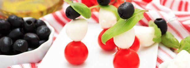Spiedino di Ciliegie e olive