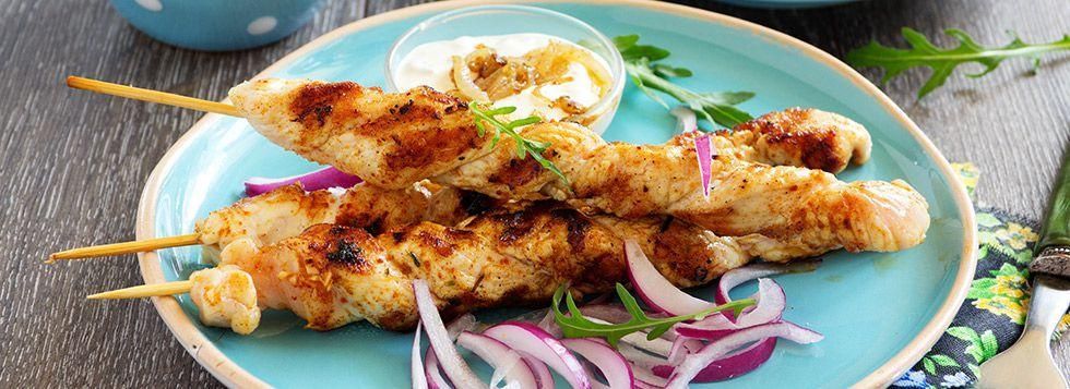 Spiedini di pollo e formaggino