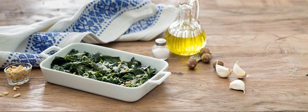 Spinaci burro e parmigiano
