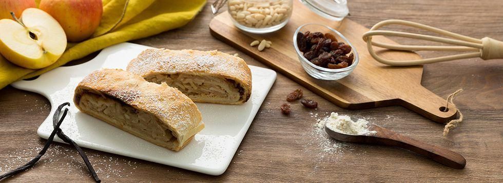 Strudel di mele con pasta frolla