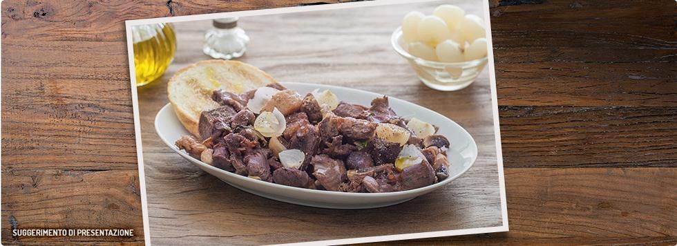 Stufato d'agnello al vino rosso
