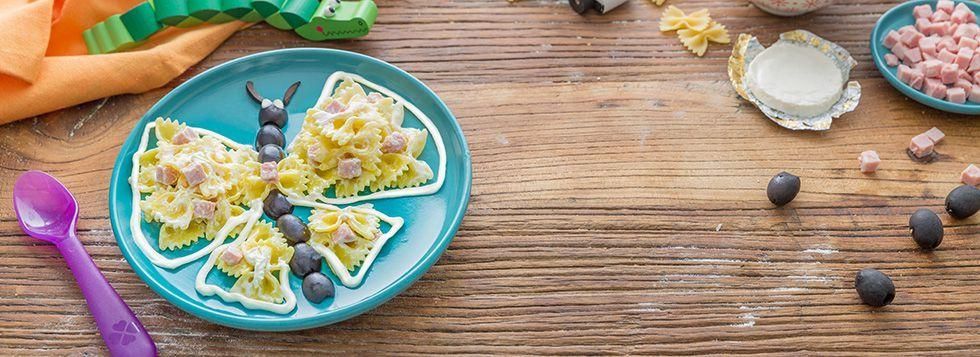 Pasta panna, prosciutto e formaggino