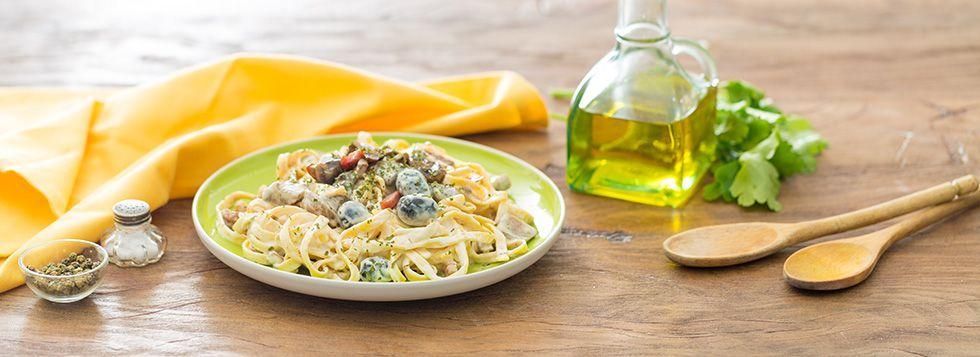 Tagliatelle alla boscaiola 