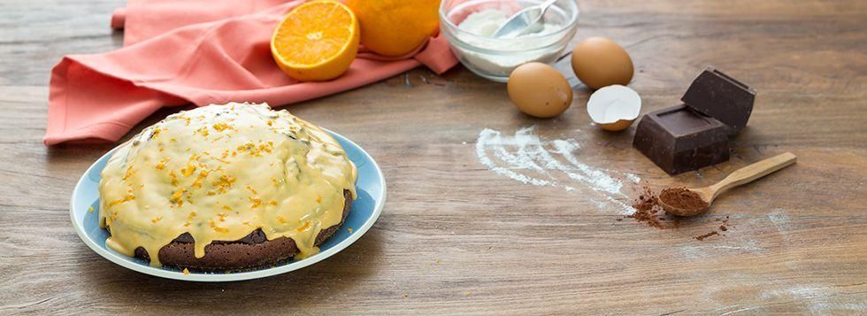 Torta arancia e cioccolato
