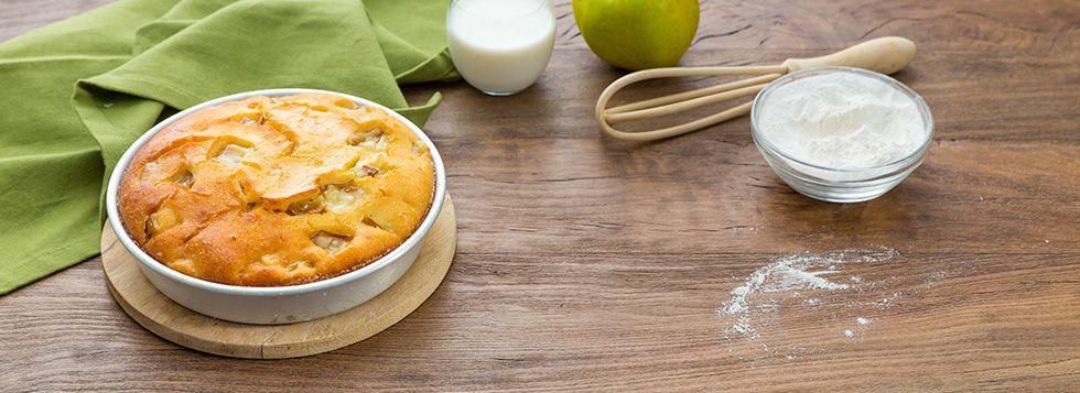 Torta di mele senza uova
