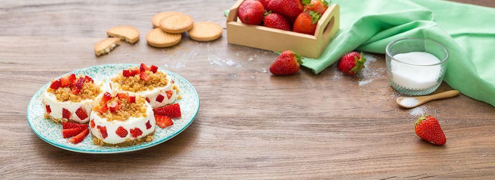 Torta mascarpone e fragole