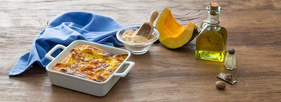 Torta salata con zucca