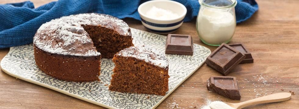 Torta cocco e cioccolato