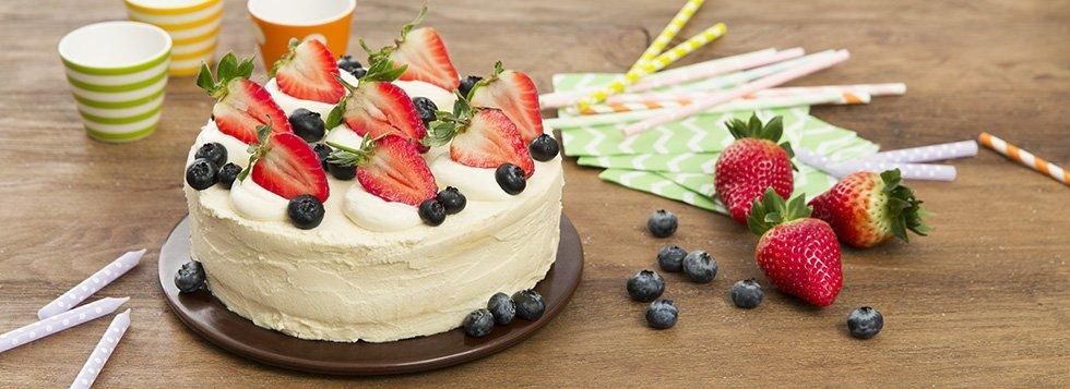 Torta con crema alla vaniglia e miele