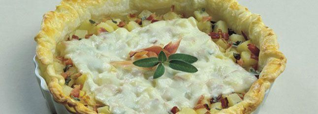 Torta di patate e mozzarella