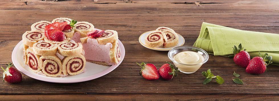 Torta reale fragole e Crema Dolce al Mascarpone