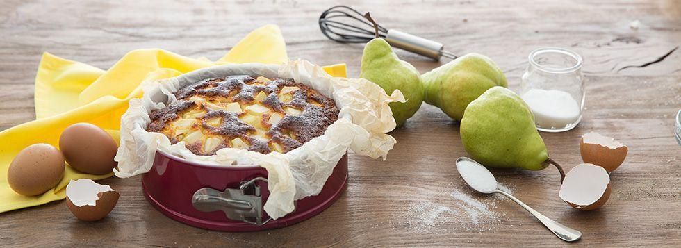 Torta pere e ricotta