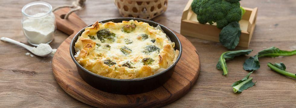 Torta salata ai broccoli