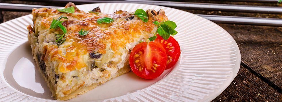 Torta salata di melanzane