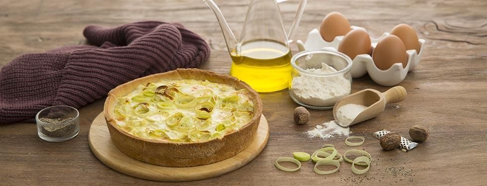 Torta salata ai porri