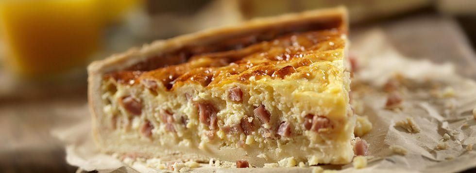 Torta salata con prosciutto