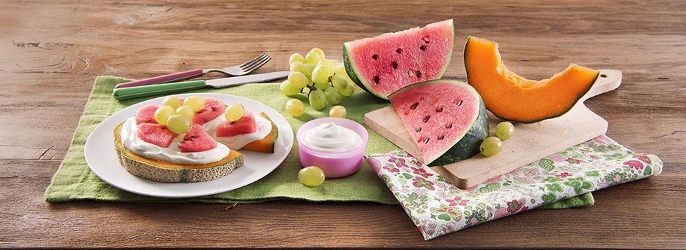 Fruit Pizza DOLCE DI FRUTTA ESTIVA E CREMA ALLA RICOTTA