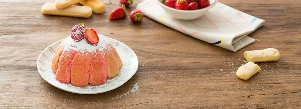 Zuccotto alle fragole