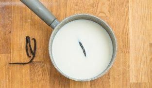 aromatizzare il latte con la bacca di vaniglia aromatizzare il latte con la bacca di vaniglia
