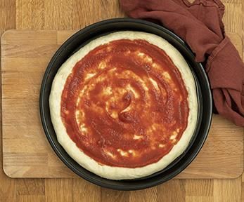 Pizza con salsiccia Pizza con salsiccia