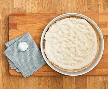 Focaccia con lievito madre Focaccia con lievito madre