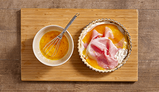 Torta salata con prosciutto cotto 04