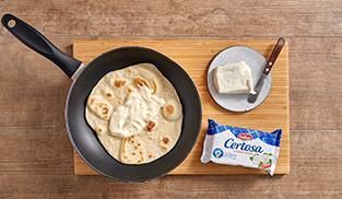 Piadina romagnola Procedimento 4 Piadina romagnola Procedimento 4