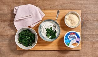 Crespelle ricotta e spinaci preparazione 4 Crespelle ricotta e spinaci preparazione 4