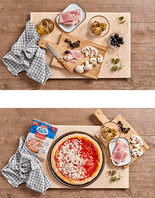 Pizza quattro stagioni  preparazione 5