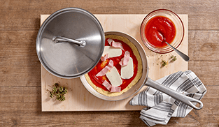 Pizza in padella preparazione 5