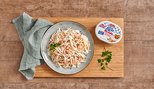 Trofie al salmone step5 Trofie al salmone step5