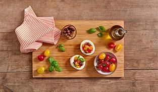 aggiungete le foglie di basilico