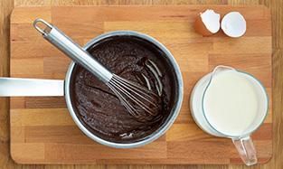 Crema al cacao preparazione 2 Crema al cacao preparazione 2