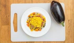cous cous con verdure e salame cous cous con verdure e salame