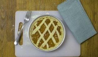servire la crostata di arance servire la crostata di arance