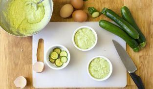 versare il composto negli stampini