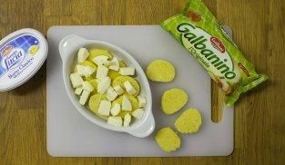 ricoprire la terrina con il Galbanino e il burro ricoprire la terrina con il Galbanino e il burro