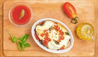 Melanzane alla parmigiana non fritte Melanzane alla parmigiana non fritte