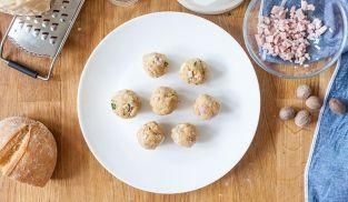 formare delle piccole polpette