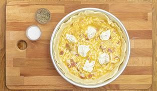 Quiche lorraine step 3