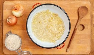 Risotto con zafferano e gorgonzola Risotto con zafferano e gorgonzola
