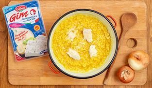 Risotto con zafferano e gorgonzola Risotto con zafferano e gorgonzola