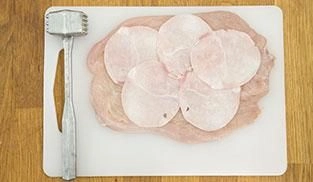 ricoprire la carne con il prosciutto cotto ricoprire la carne con il prosciutto cotto