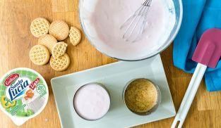 versare nelle mini tortiere la crema ottenuta versare nelle mini tortiere la crema ottenuta