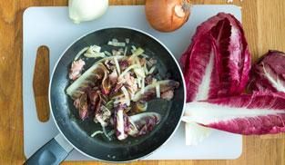 aggiungere il radicchio