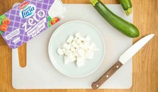 tagliare a cubetti il formaggio