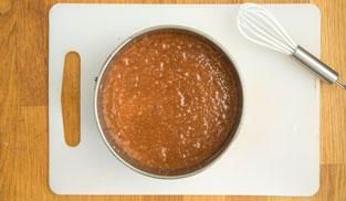 infornare la torta al cioccolato e cocco infornare la torta al cioccolato e cocco