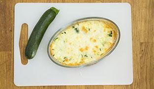 sfornare le zucchine al forno con mozzarella quando ben dorate