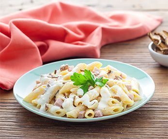 Sugo di funghi e prosciutto Sugo di funghi e prosciutto